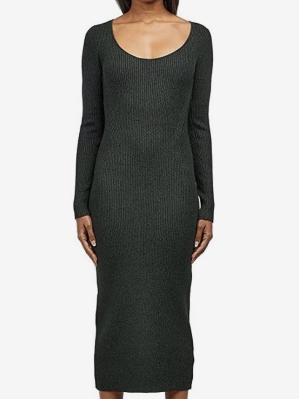 GANNI Melange Knit Dress
Forest Green